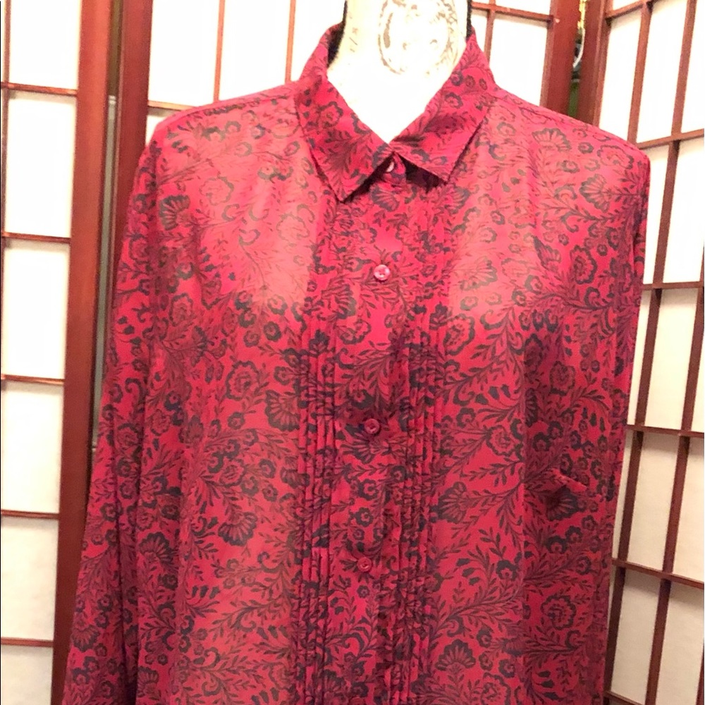 Sheer St.John’s Bay Blouse